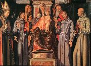 VIVARINI, family of painters Holy Family (Sacra Conversazione) ewt France oil painting artist